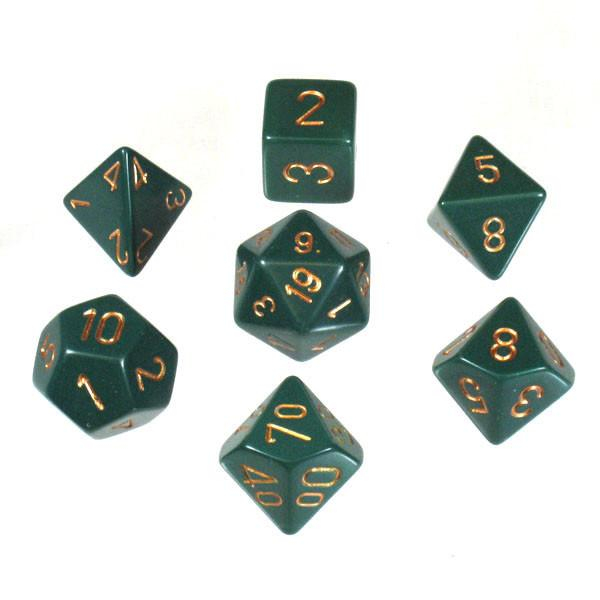 7 Zaruri Chessex Opaque ~ Dusty Green/Copper