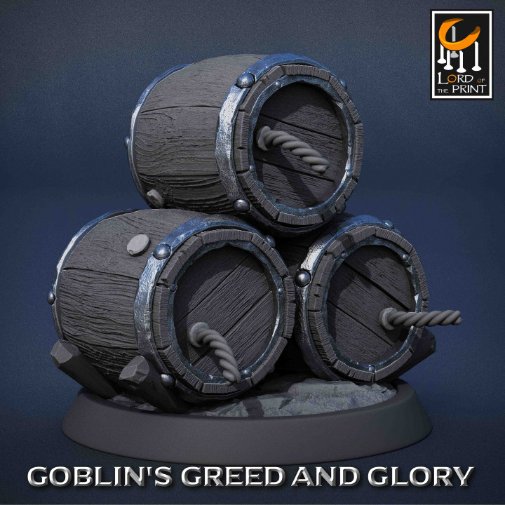 Goblin Props - Barrels
