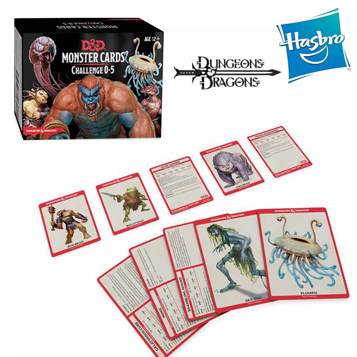 D&D, Cards Spellbook: Monstri 0-5 - EN