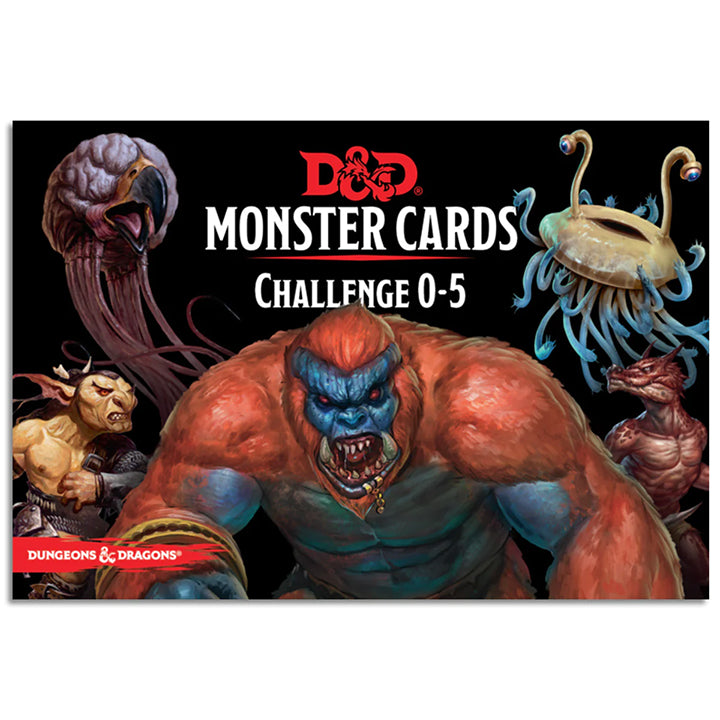 D&D, Cards Spellbook: Monstri 0-5 - EN