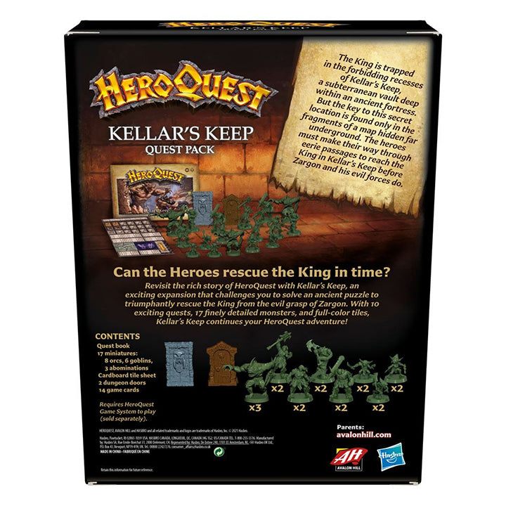 Hero Quest: Kellar's Keep, Quest Pack