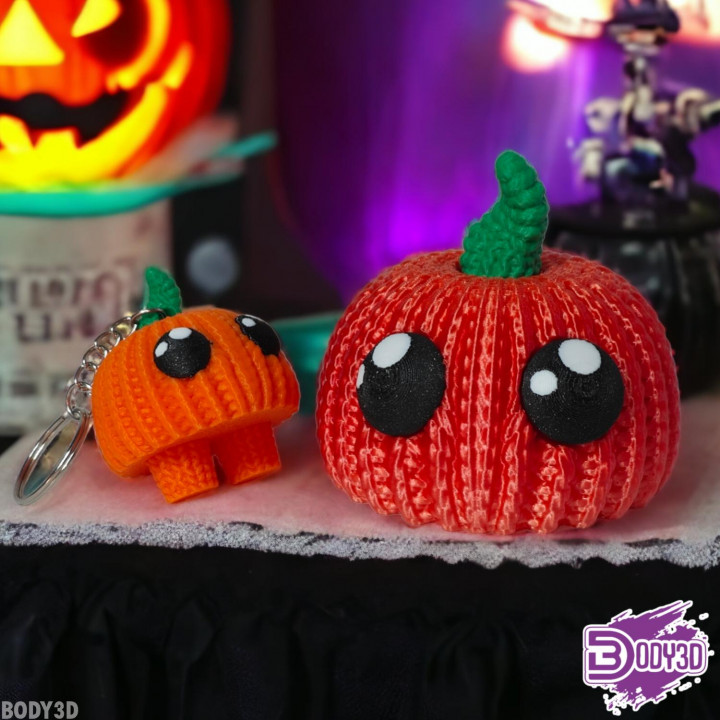 Crocheted Cute Pumpkin