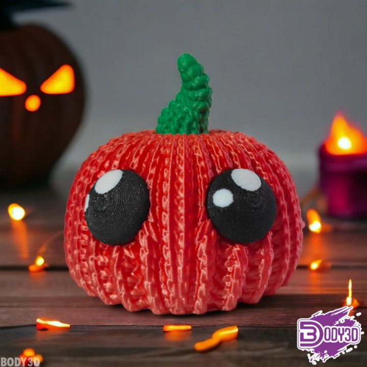 Crocheted Cute Pumpkin