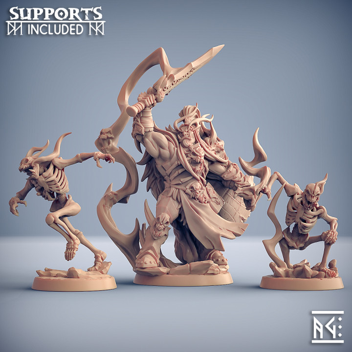 Necromancer Kentargh Grotar + Skeletons Pack