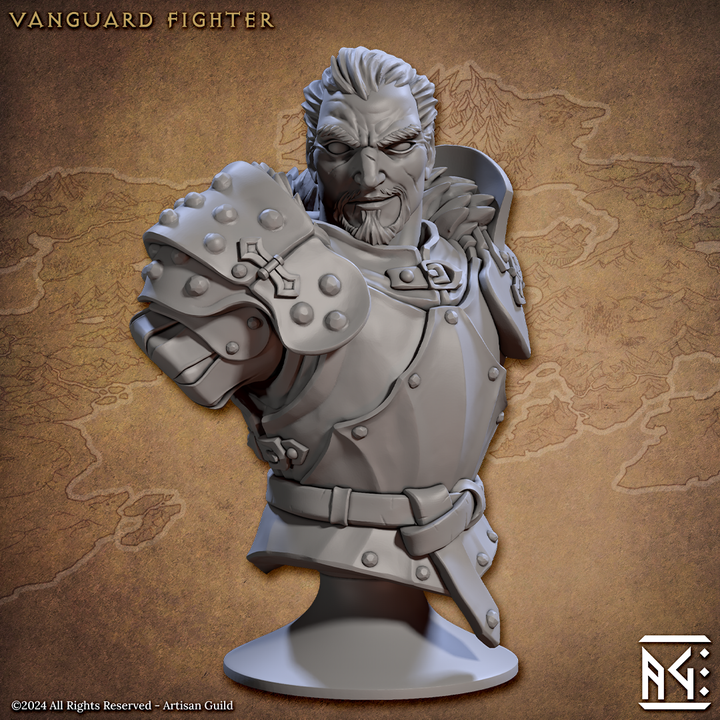 Vanguard Fighter Male, Bust