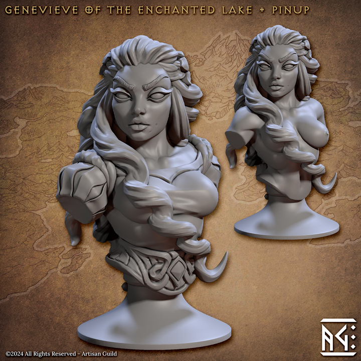 Genevieve of the Enchanted Lake, Bust