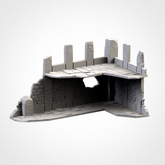 Corner City Ruin 3, Modular Warhammer 40K Terrain