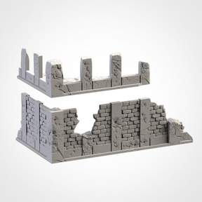 Corner City Ruin 3, Modular Warhammer 40K Terrain