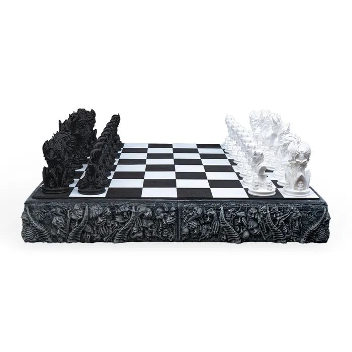 Demonic Chess Set & Board