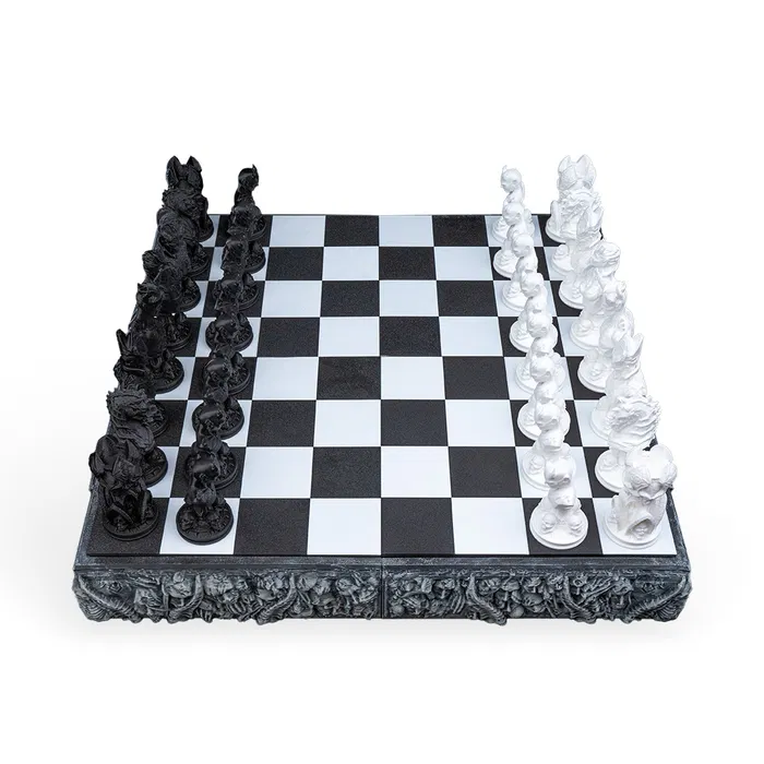 Demonic Chess Set & Board