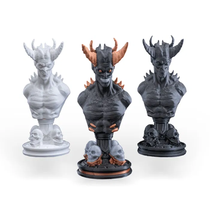 Demonic Chess Set & Board