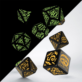 Halloween Pumpkin: Jack O’Lantern Dice Set