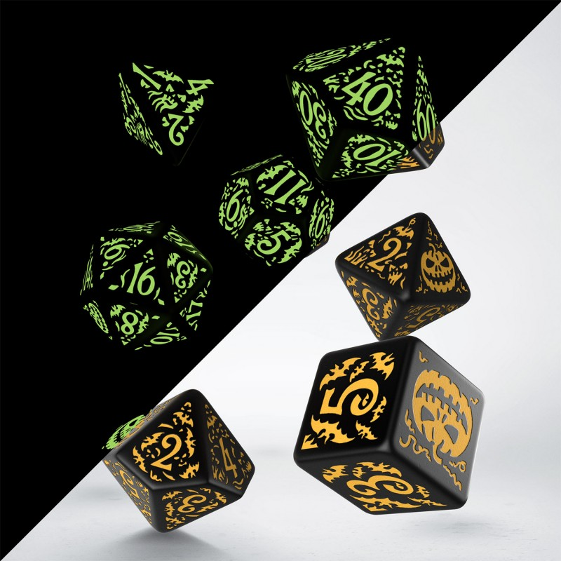 Halloween Pumpkin: Jack O’Lantern Dice Set