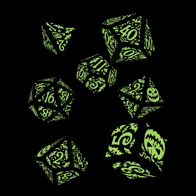 Halloween Pumpkin: Jack O’Lantern Dice Set