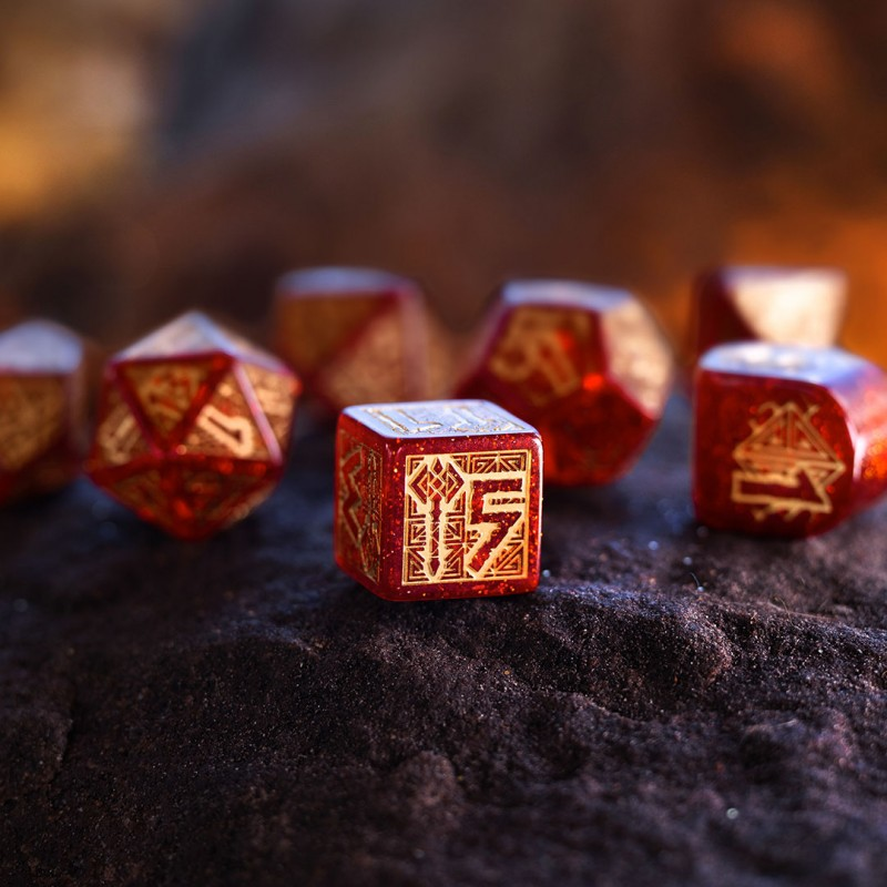 Dwarven Dice Set: Jewels