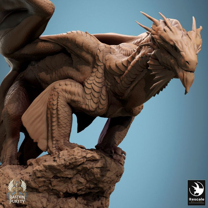 Legendary Metallic Bronze Dragon