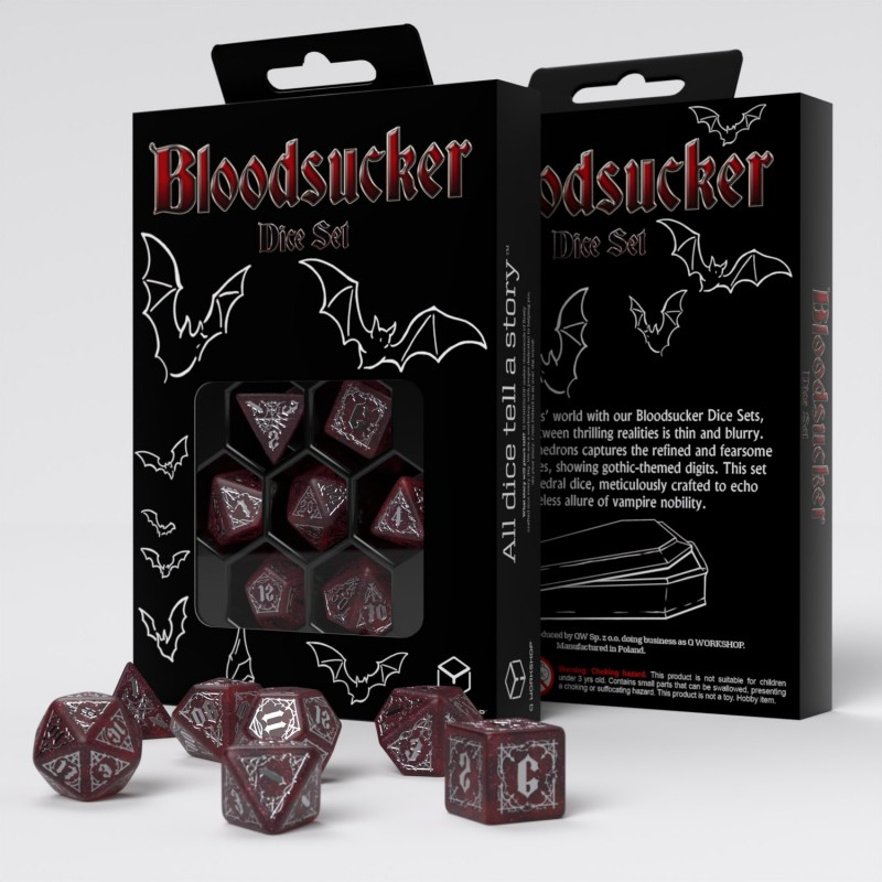 Bloodsucker Dice Set: Scarlet