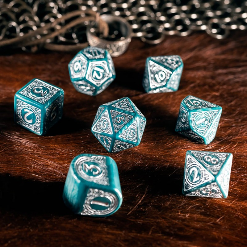 Viking Modern Dice Set: Mjolnir