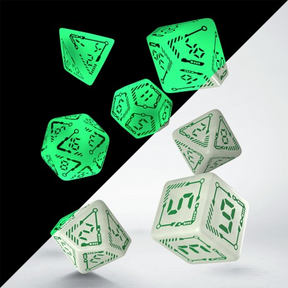 Digital Glowing Dice Set, Glow in the Dark Dice