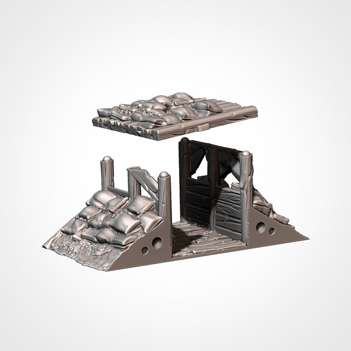 Trenches, Individual Modules, Warhammer 40K Modular Terrain