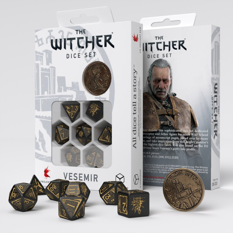 The Witcher Dice Set. Vesemir, The Sword Master