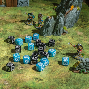 Fortress Compact D6: Black & Blue