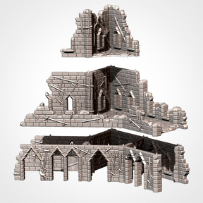 Cursed Fortress, Modular Warhammer/D&D Terrain, Guildmaster Bundle
