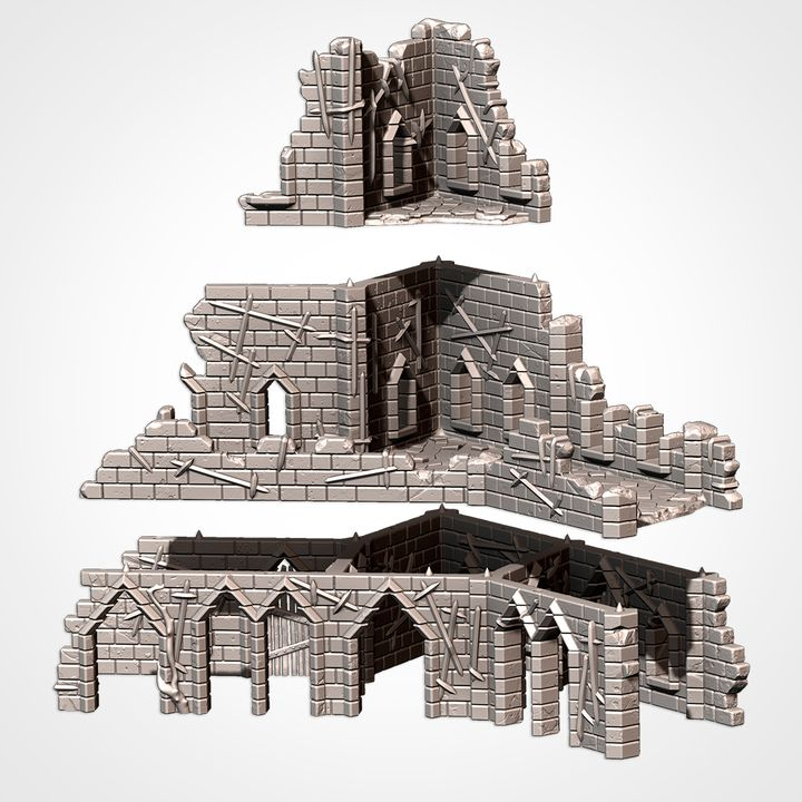 Cursed Fortress, Modular Warhammer/D&D Terrain, Guildmaster Bundle