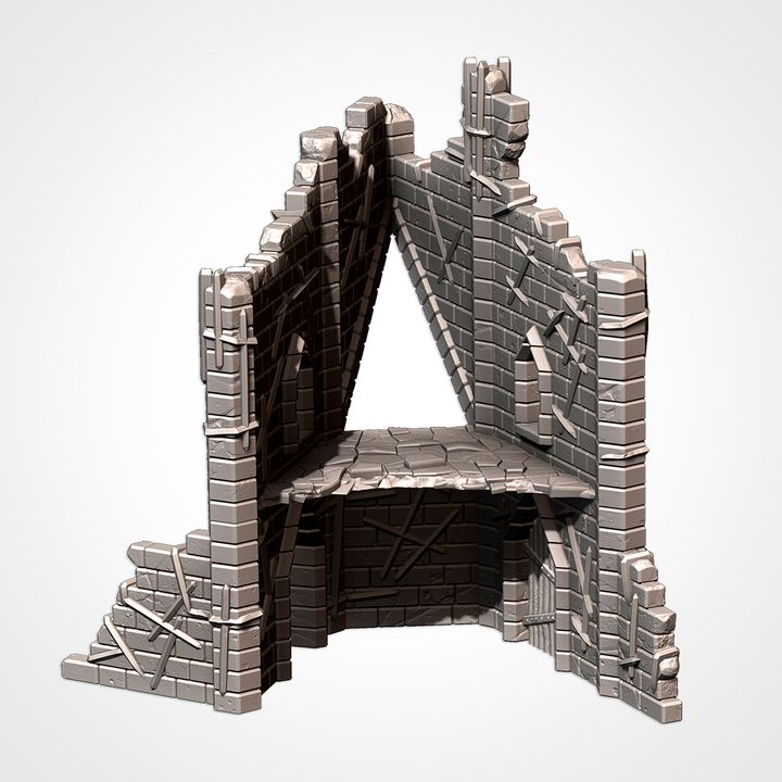 Cursed Fortress, Modular Warhammer/D&D Terrain, Guildmaster Bundle