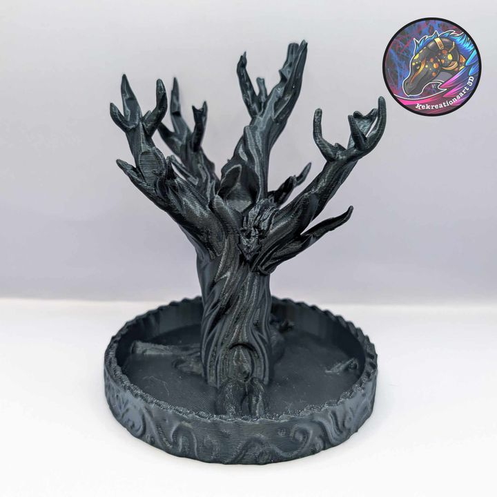 Tree Dice Set DIsplay