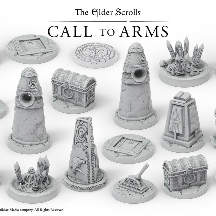 The Elder Scrolls: Call to Arms, Markers and Tokens