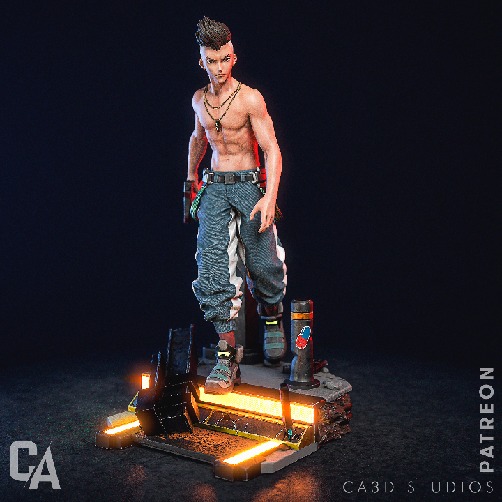 David Martinez, Cyberpunk, Figurine/Statue