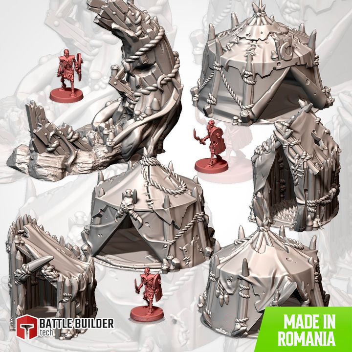 Goblin Entire Camp, Fantasy Terrain Bundle