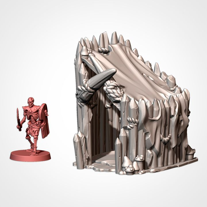 Goblin Camp, Resource Tent, Fantasy Terrain