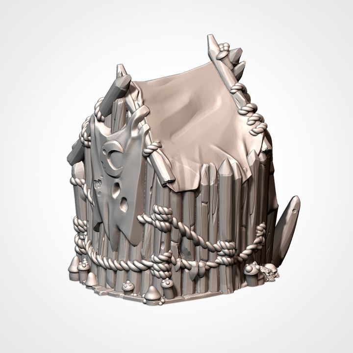 Goblin Camp, Prisoner's Tent, Fantasy Terrain