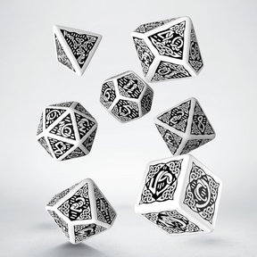 Celtic Revised Dice Set: Black & White