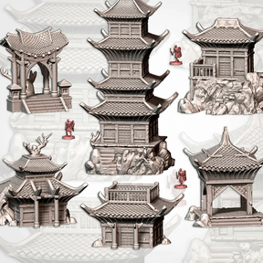 Oriental Buildings, Fantasy Terrain Bundle