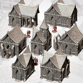 Wood Elf Village Pack, Fantasy Terrain