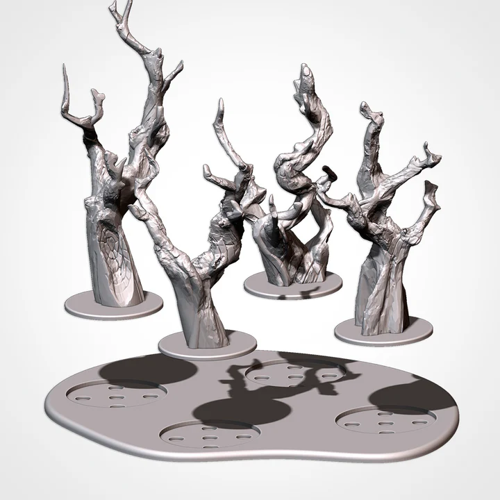 Dead Forests Pack, Fantasy Terrain, Modular