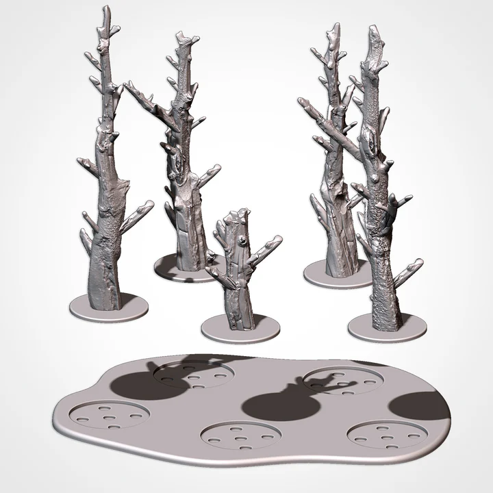 Dead Forests Pack, Fantasy Terrain, Modular