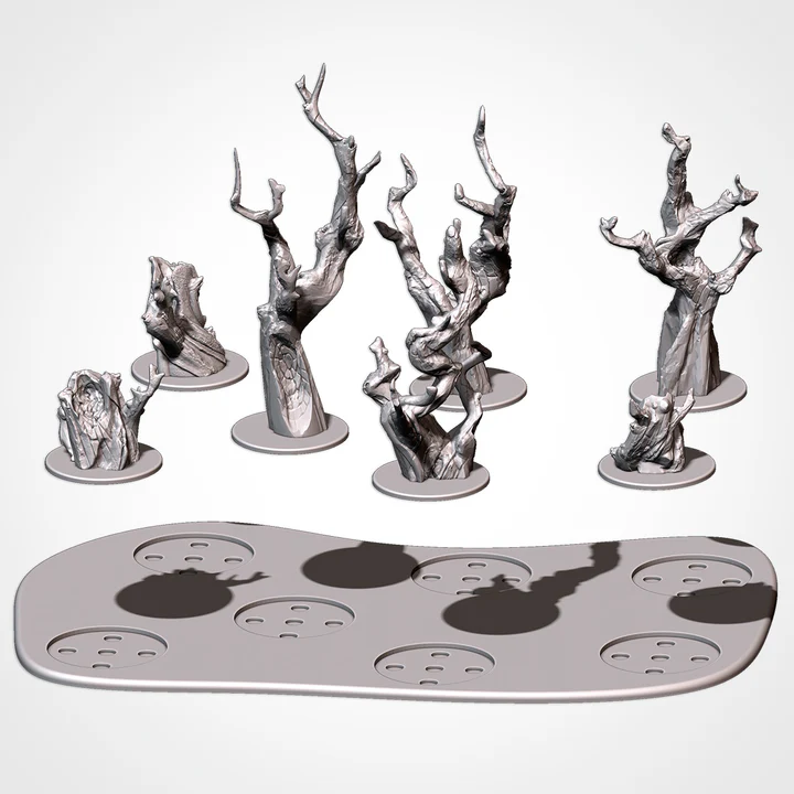 Dead Forests Pack, Fantasy Terrain, Modular