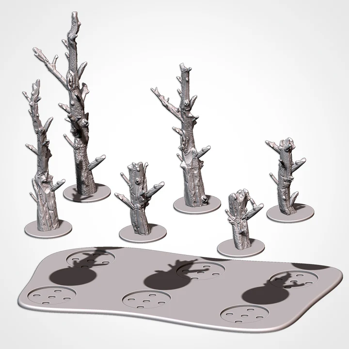 Dead Forests Pack, Fantasy Terrain, Modular