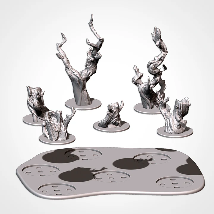 Dead Forests Pack, Fantasy Terrain, Modular