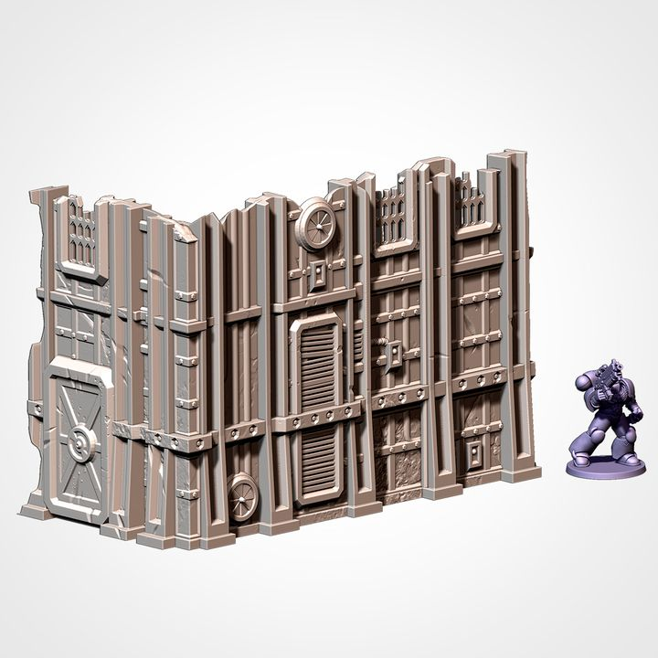 Industrial Ruins Pack, Sci-Fi Terrain