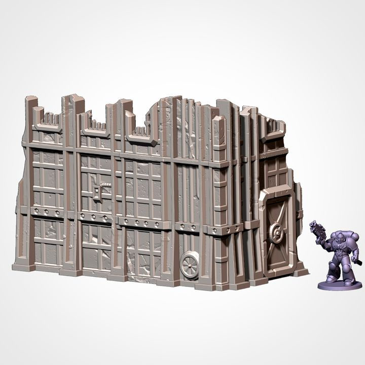Industrial Ruins Pack, Sci-Fi Terrain