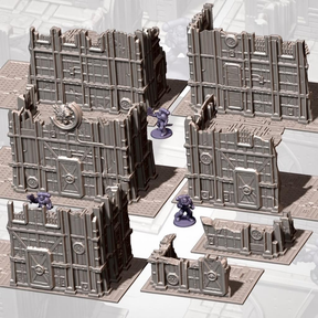 Industrial Ruins Pack, Sci-Fi Terrain