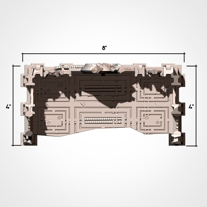 Industrial Ruins Pack, Sci-Fi Terrain