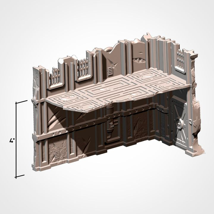 Industrial Ruins Pack, Sci-Fi Terrain