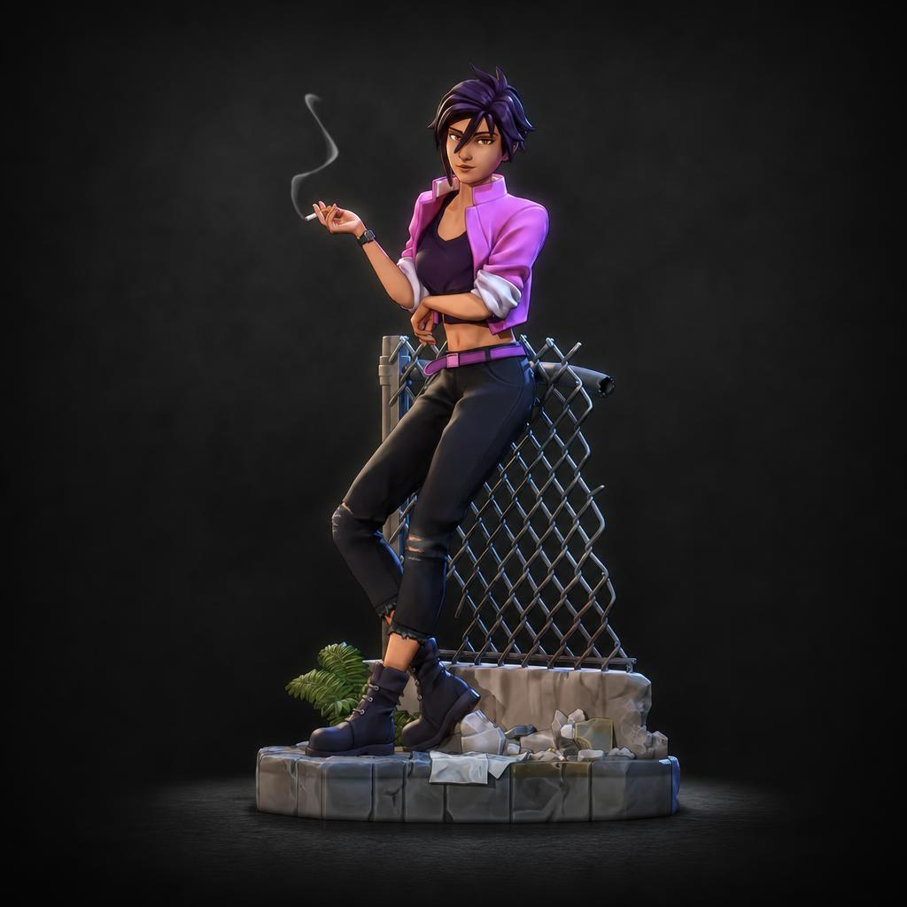 Invisigal, Dispatch, Figurine