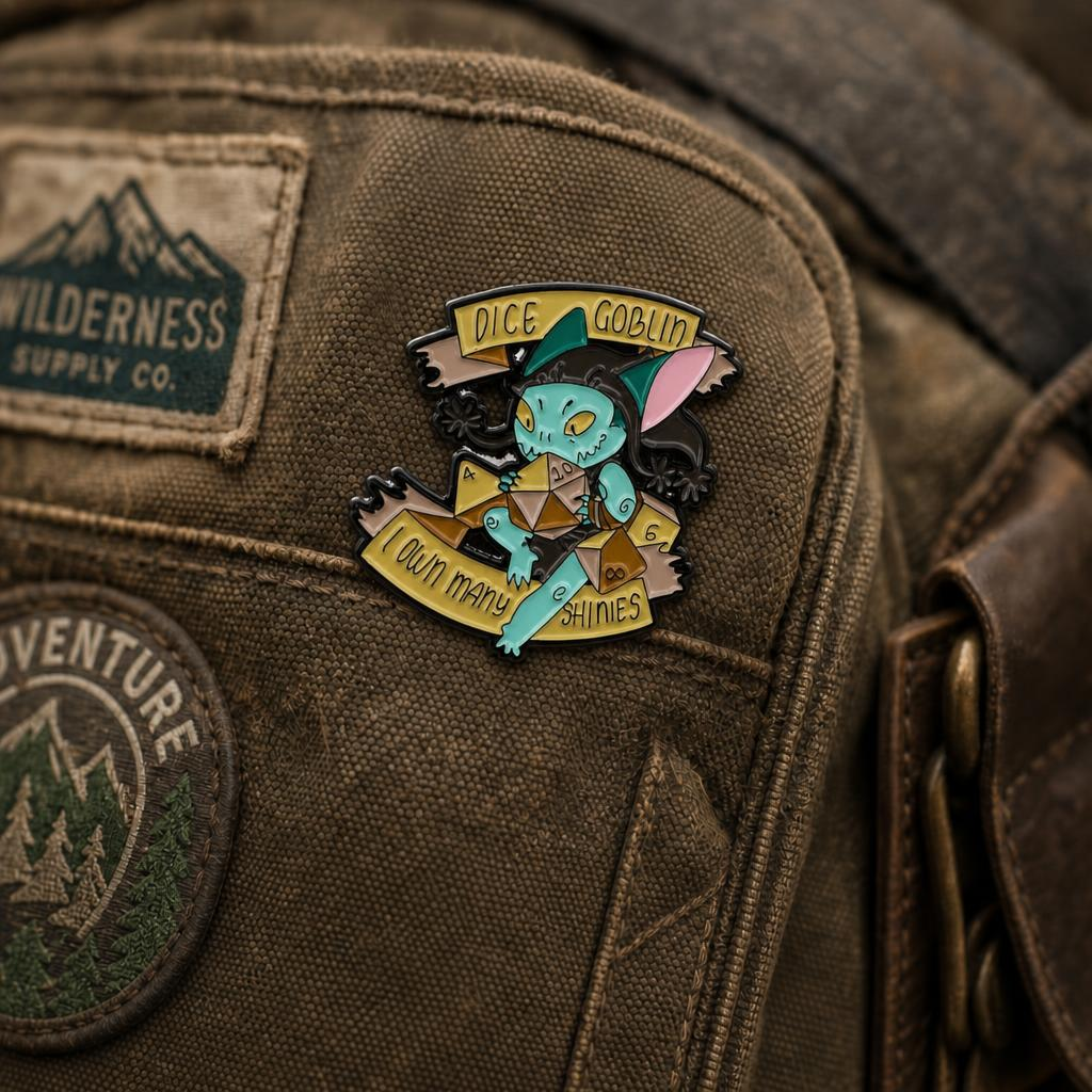 Dice Goblin, Metal Pin